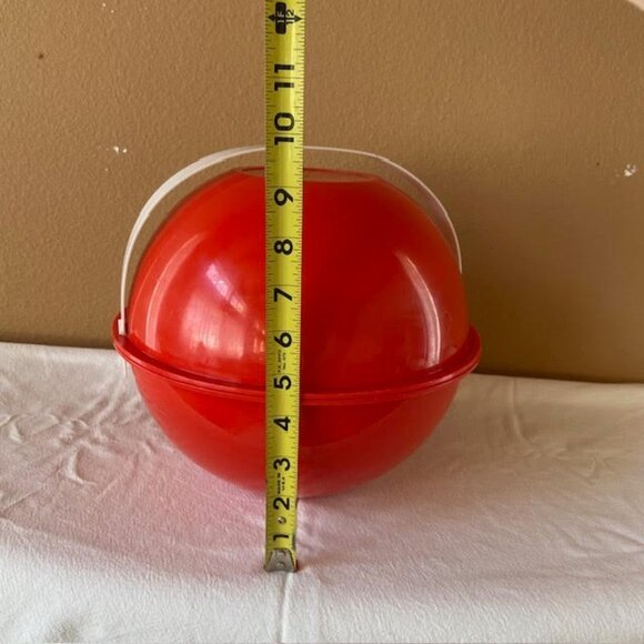 VTG MCM INGRID CHICAGO Party Ball Picnic Camping Set Retro Red Service For 6 - Picture 15 of 16